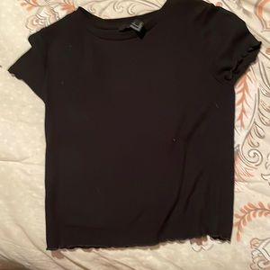 Black Forever 21 crop top